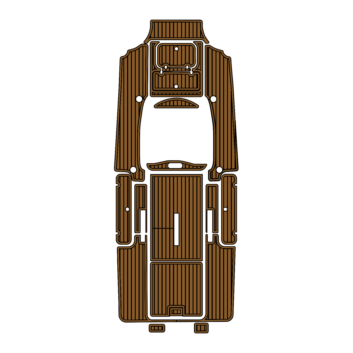 Custom "2009 Glasstream 328 SCX" EVA Foam Boat Deck Mat Marine Flooring Marine Boat Decking Yacht Pad HzKaiCun
