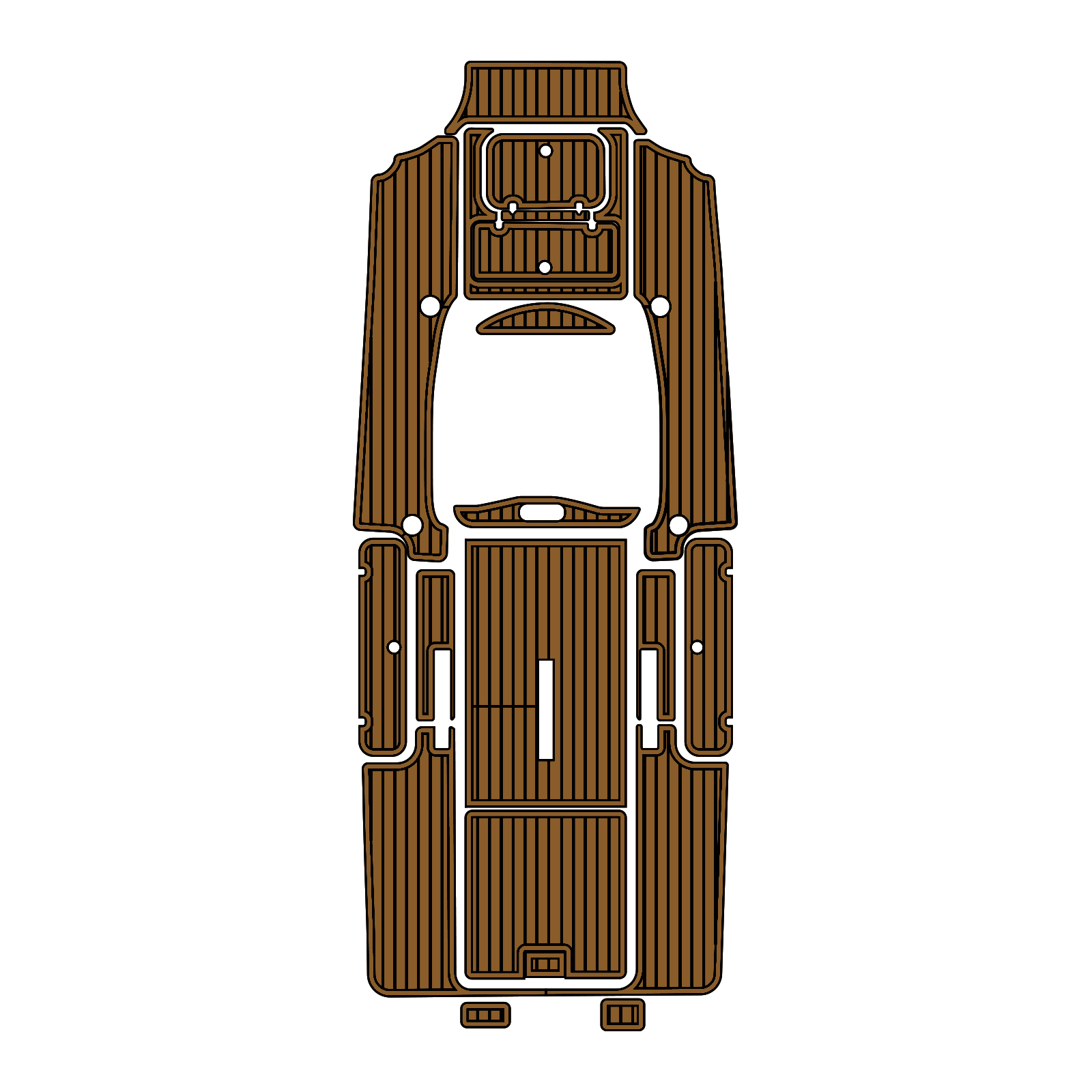 Custom "2009 Glasstream 328 SCX" EVA Foam Boat Deck Mat Marine Flooring Marine Boat Decking Yacht Pad HzKaiCun