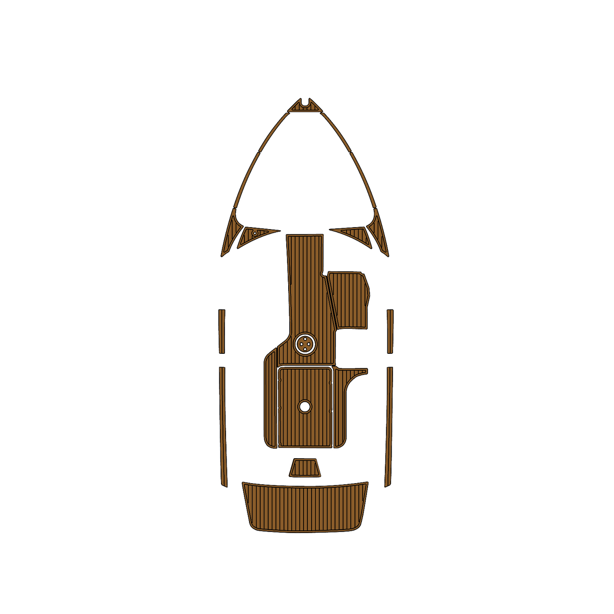 Custom "2010-2014 Malibu 21 VLX" EVA Foam Boat Deck Mat Marine Flooring Marine Boat Decking Yacht Pad HzKaiCun