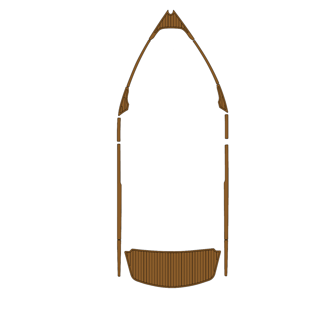 Custom "2011 Sanger Boats V237" EVA Foam Boat Deck Mat Marine Flooring Marine Boat Decking Yacht Pad HzKaiCun
