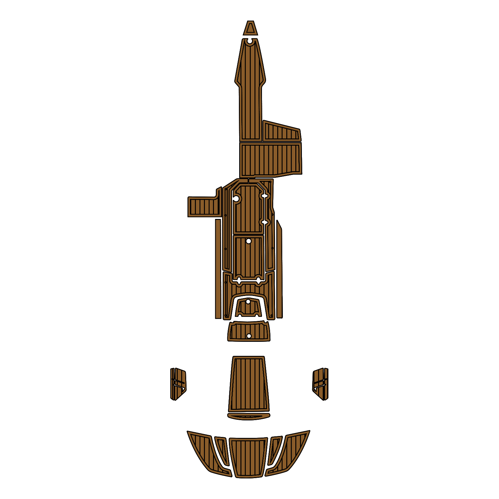 Custom "2013-2015 Nautique Super Air G23" EVA Foam Boat Deck Mat Marine Flooring Marine Boat Decking Yacht Pad HzKaiCun