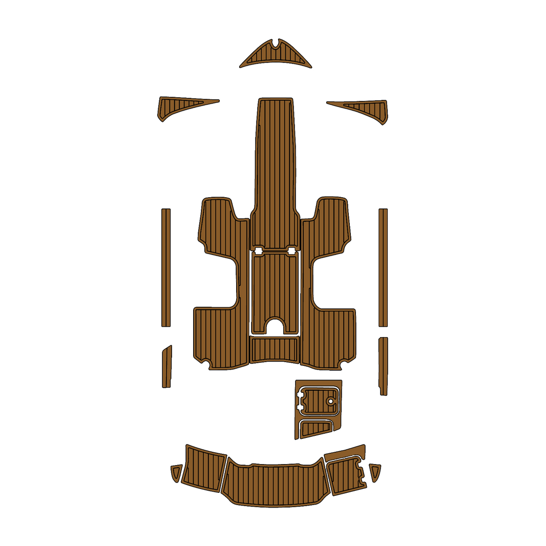 Custom "2013 Chaparral H2O Sport" EVA Foam Boat Deck Mat Marine Flooring Marine Boat Decking Yacht Pad HzKaiCun