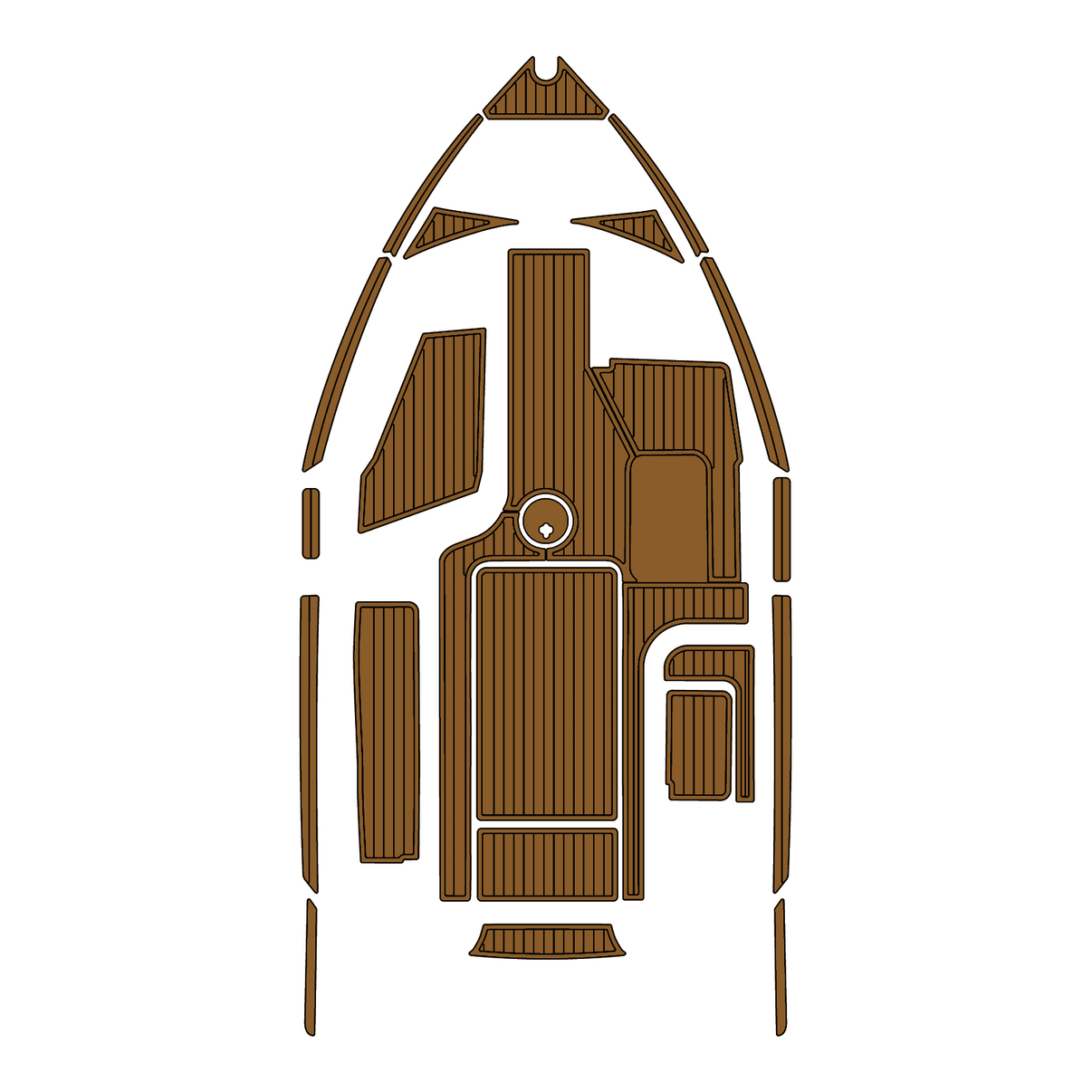 Custom "2014-2017 Axis T22" EVA Foam Boat Deck Mat Marine Flooring Marine Boat Decking Yacht Pad HzKaiCun