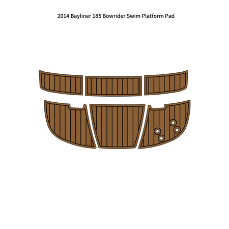 Custom "2014 Bayliner 185 Bowrider" EVA Foam Boat Deck Mat Marine Flooring Marine Boat Decking Yacht Pad HzKaiCun