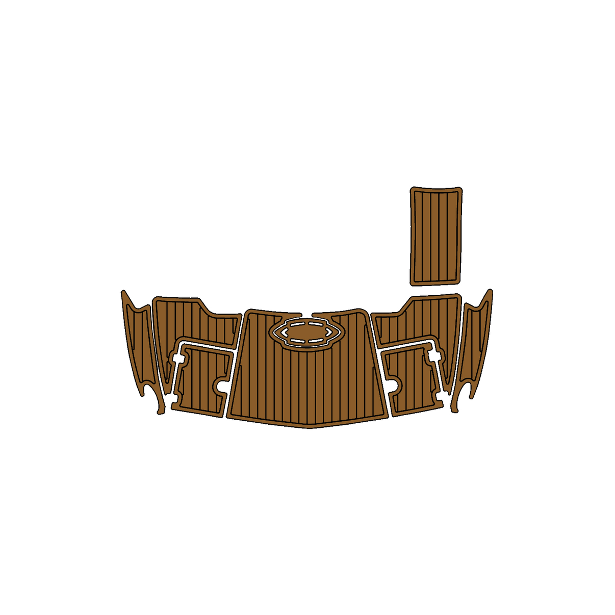 Custom "2014 Chaparral 264 Haus" EVA Foam Boat Deck Mat Marine Flooring Marine Boat Decking Yacht Pad HzKaiCun