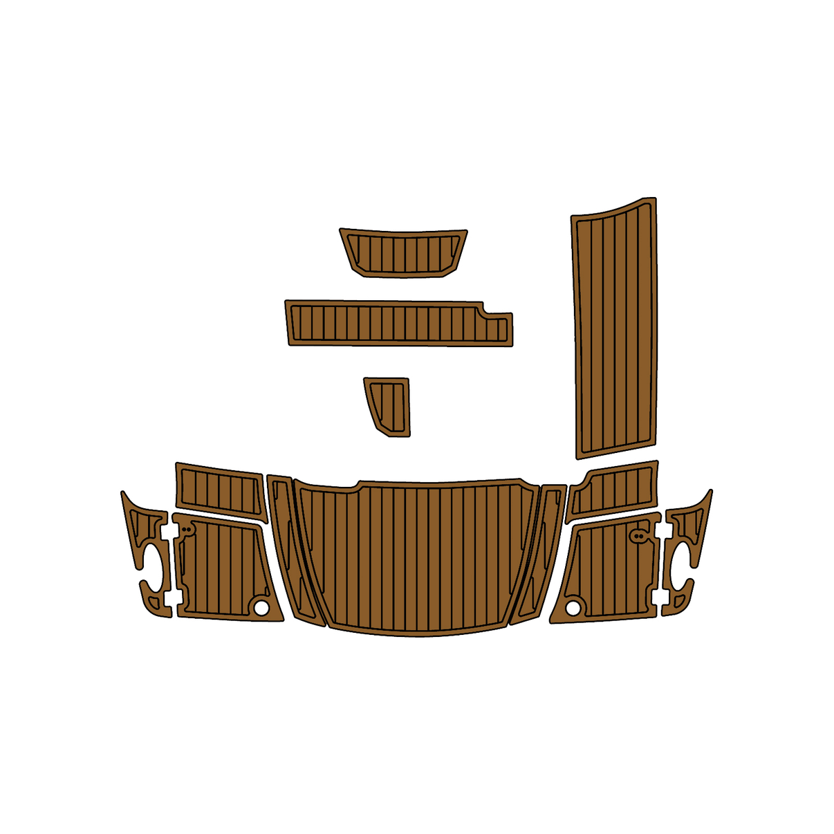 Custom "2014 Chaparral 327 SSX" EVA Foam Boat Deck Mat Marine Flooring Marine Boat Decking Yacht Pad HzKaiCun
