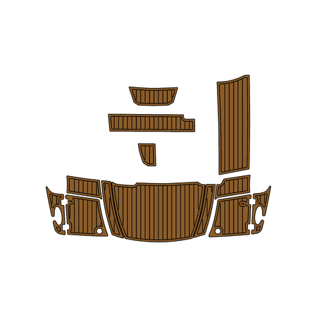 Custom "2014 Chaparral 327 SSX" EVA Foam Boat Deck Mat Marine Flooring Marine Boat Decking Yacht Pad HzKaiCun