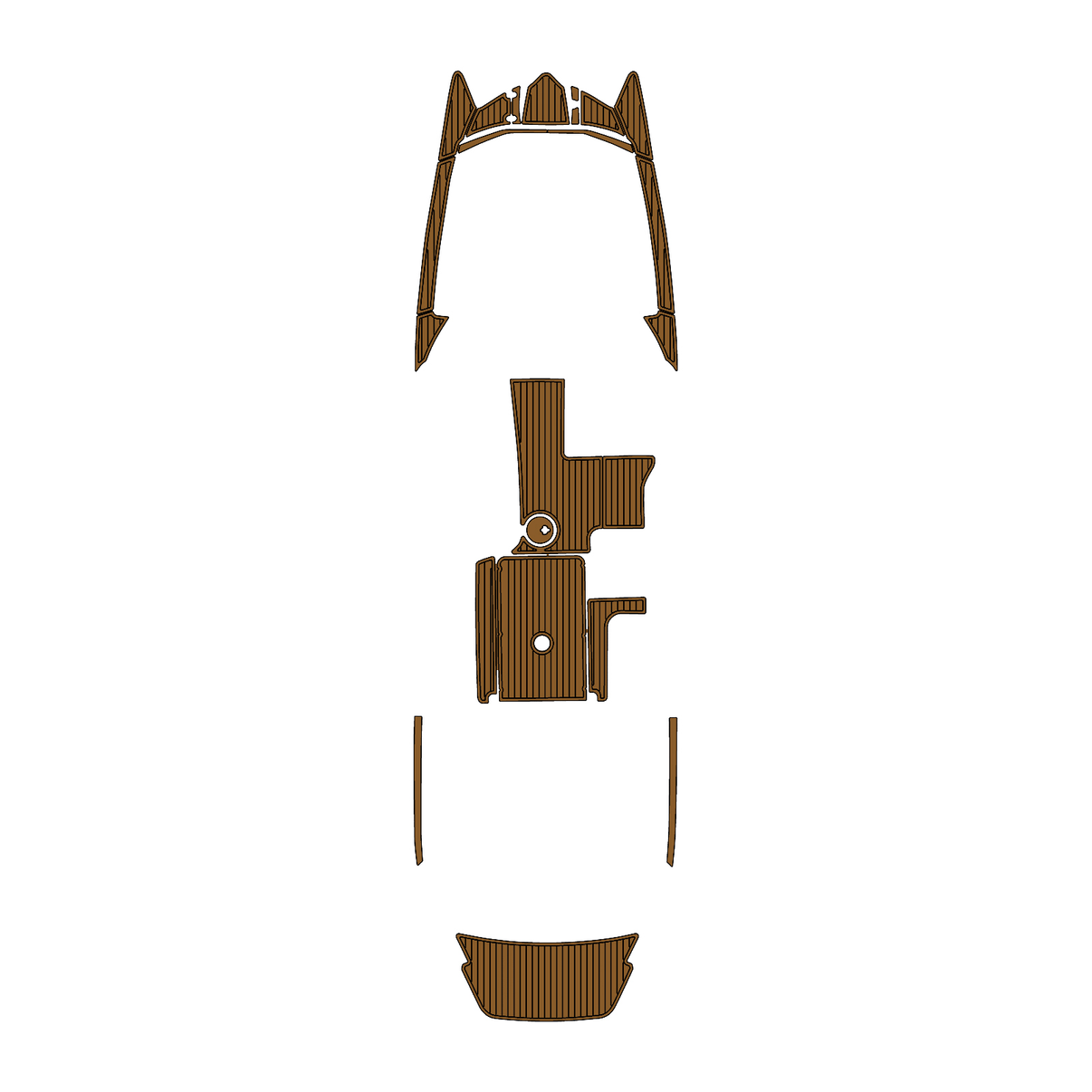 Custom "2014 Malibu 22 MXZ" EVA Foam Boat Deck Mat Marine Flooring Marine Boat Decking Yacht Pad HzKaiCun