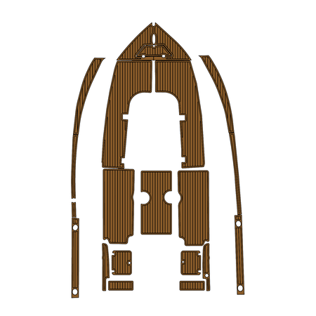 Custom "2014 Sea Pro 220CC" EVA Foam Boat Deck Mat Marine Flooring Marine Boat Decking Yacht Pad HzKaiCun