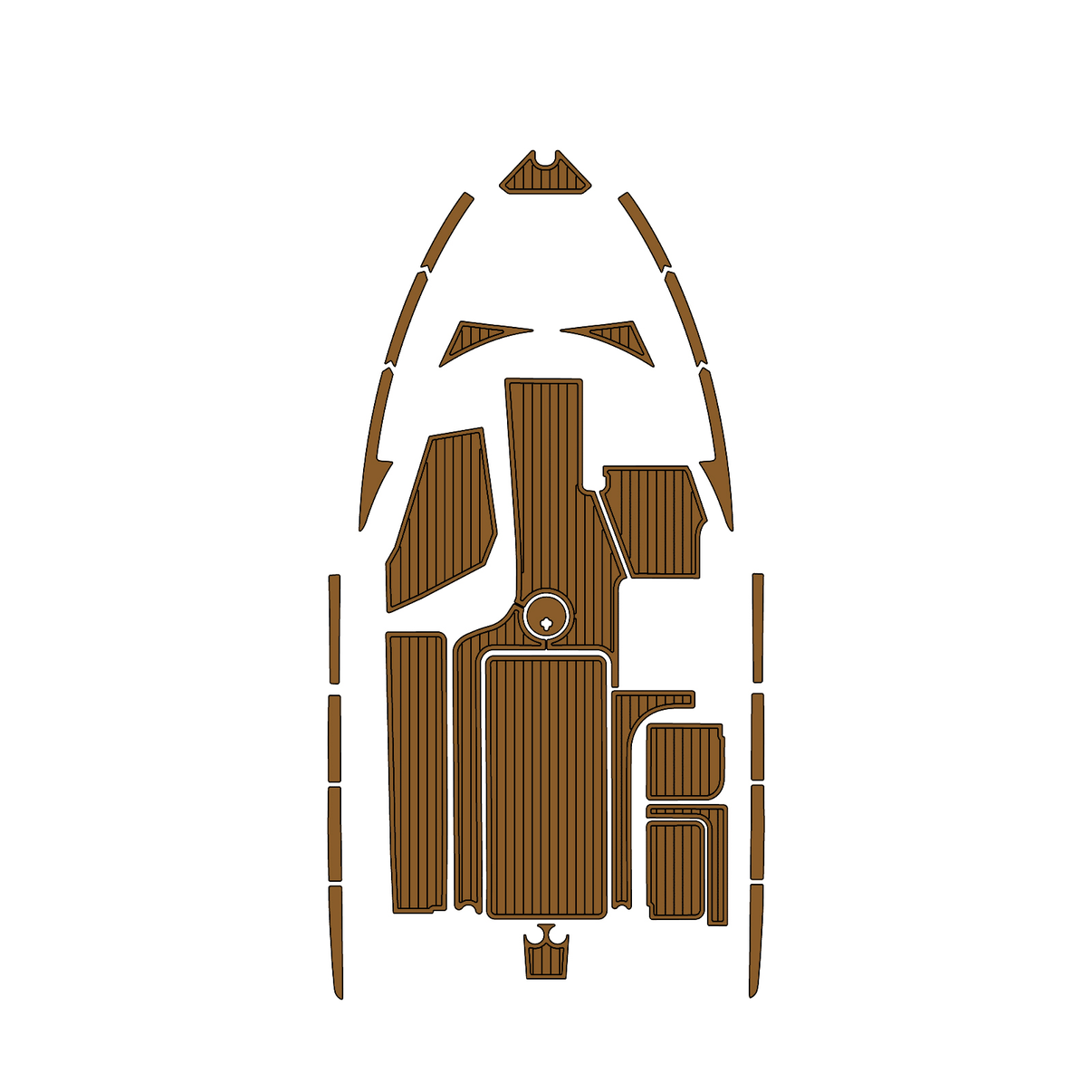 Custom "2015-2017 Malibu 23 LSV" EVA Foam Boat Deck Mat Marine Flooring Marine Boat Decking Yacht Pad HzKaiCun