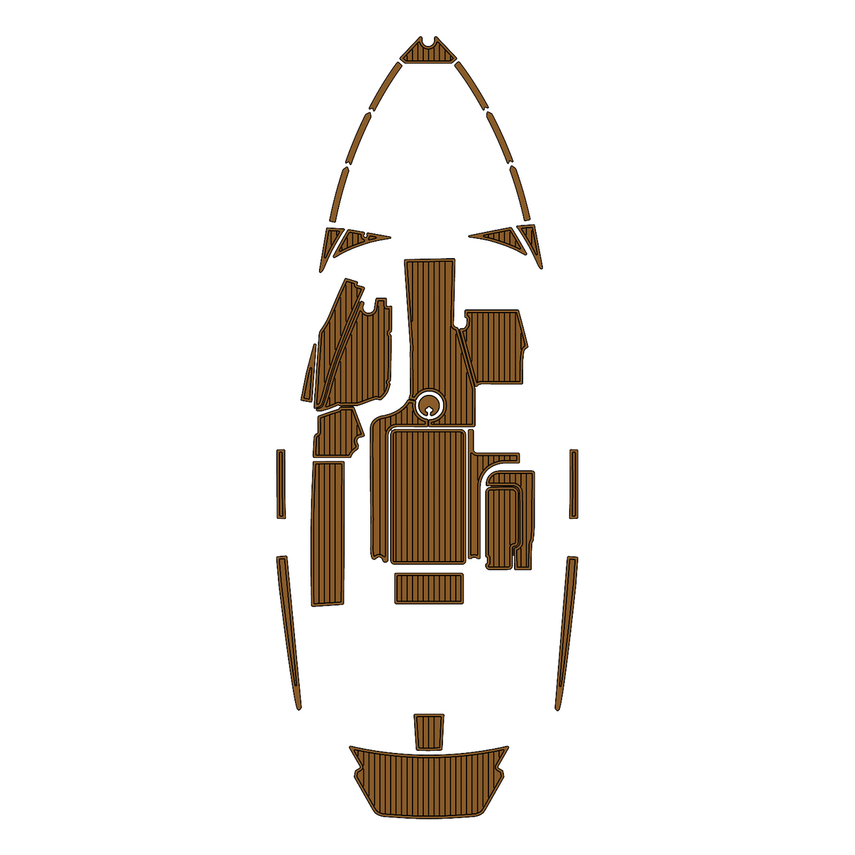 Custom "2015-2018 Malibu 22 VLX" EVA Foam Boat Deck Mat Marine Flooring Marine Boat Decking Yacht Pad HzKaiCun