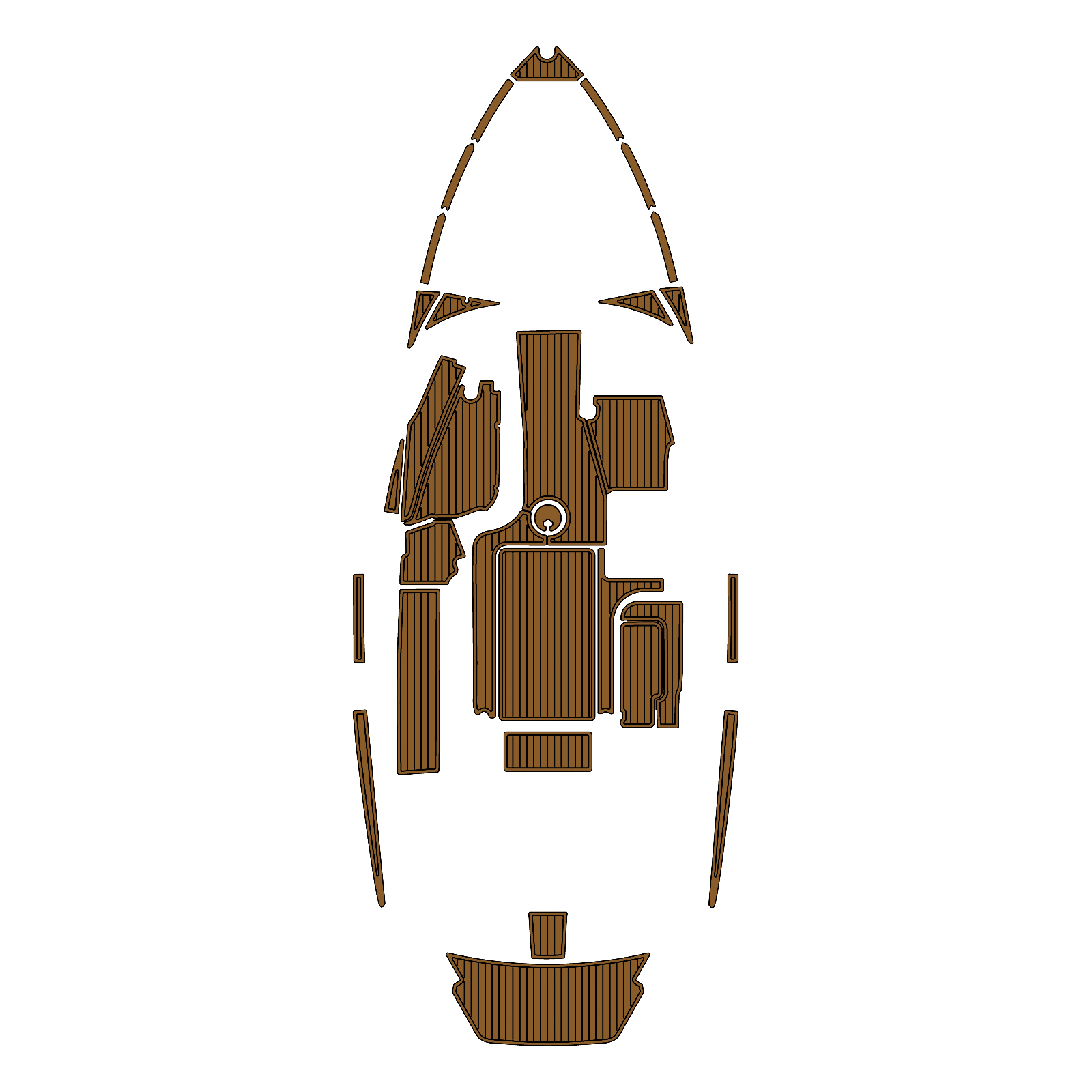 Custom "2015-2018 Malibu 22 VLX" EVA Foam Boat Deck Mat Marine Flooring Marine Boat Decking Yacht Pad HzKaiCun