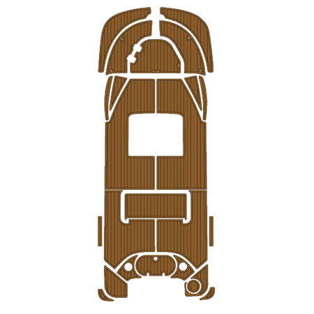 Custom "2015 Boston Whaler 150 MONTAUK" EVA Foam Boat Deck Mat Marine Flooring Marine Boat Decking Yacht Pad HzKaiCun