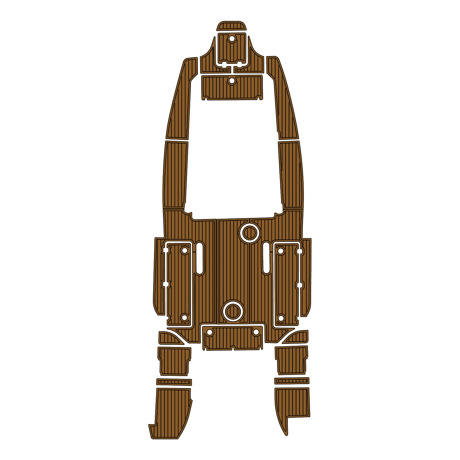 Custom "2015 Sea Fox 266" EVA Foam Boat Deck Mat Marine Flooring Marine Boat Decking Yacht Pad HzKaiCun