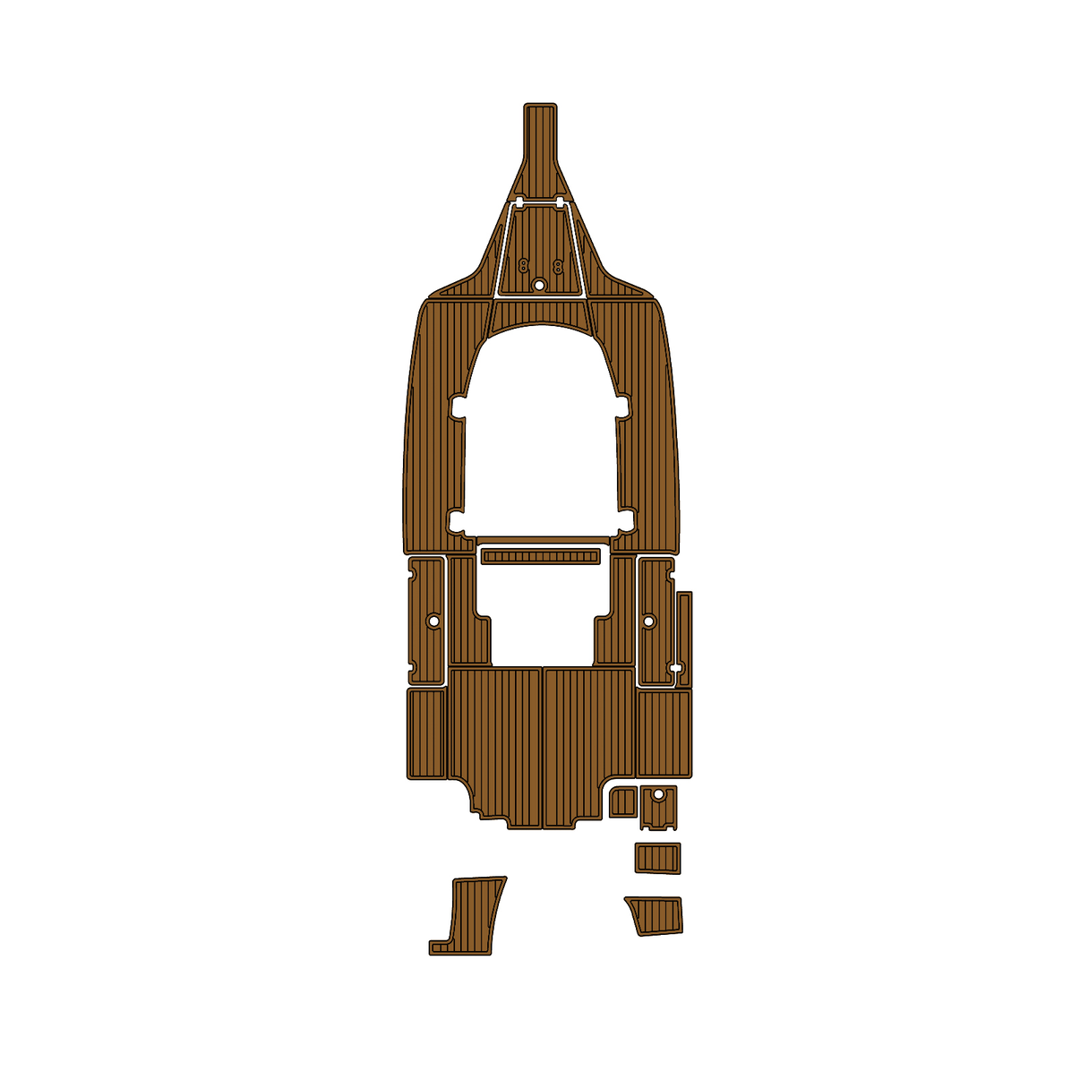 Custom "2015 Sportsman 25CC" EVA Foam Boat Deck Mat Marine Flooring Marine Boat Decking Yacht Pad HzKaiCun