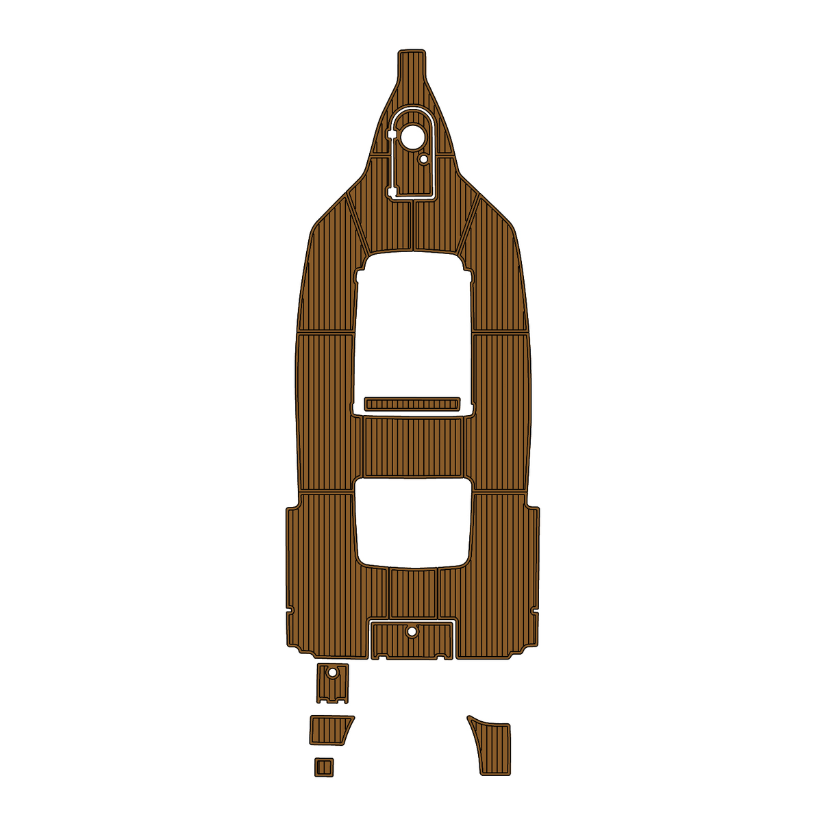 Custom "2015 Tidewater 280" EVA Foam Boat Deck Mat Marine Flooring Marine Boat Decking Yacht Pad HzKaiCun