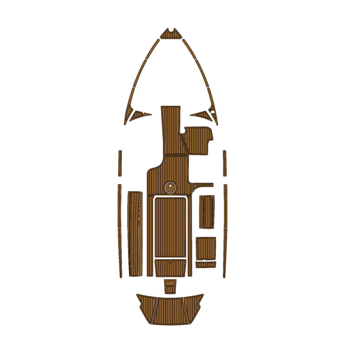 Custom "2016-2018 Malibu 25 LSV" EVA Foam Boat Deck Mat Marine Flooring Marine Boat Decking Yacht Pad HzKaiCun