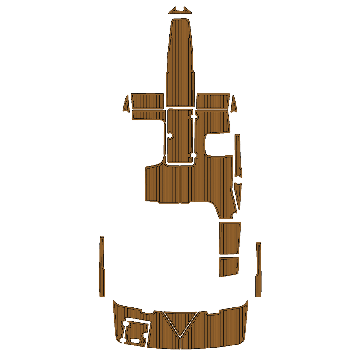 Custom "2016 Regal 1900ES" EVA Foam Boat Deck Mat Marine Flooring Marine Boat Decking Yacht Pad HzKaiCun