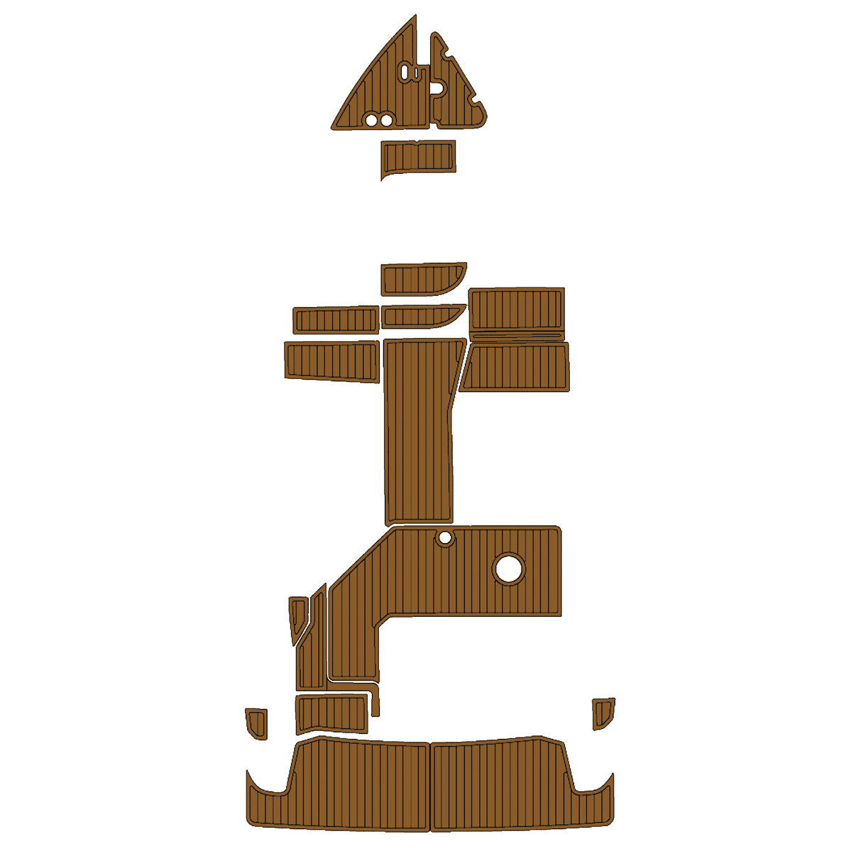 Custom "2017 Regal 26 Express" EVA Foam Boat Deck Mat Marine Flooring Marine Boat Decking Yacht Pad HzKaiCun