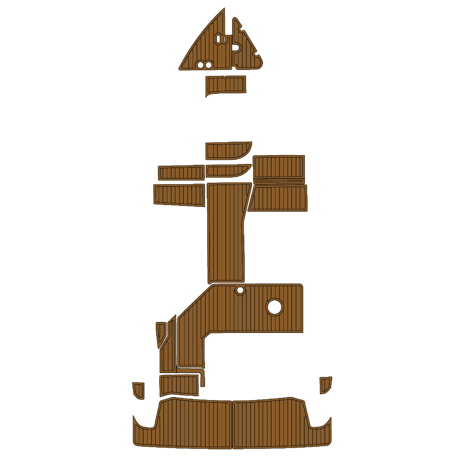Custom "2017 Regal 26 Express" EVA Foam Boat Deck Mat Marine Flooring Marine Boat Decking Yacht Pad HzKaiCun