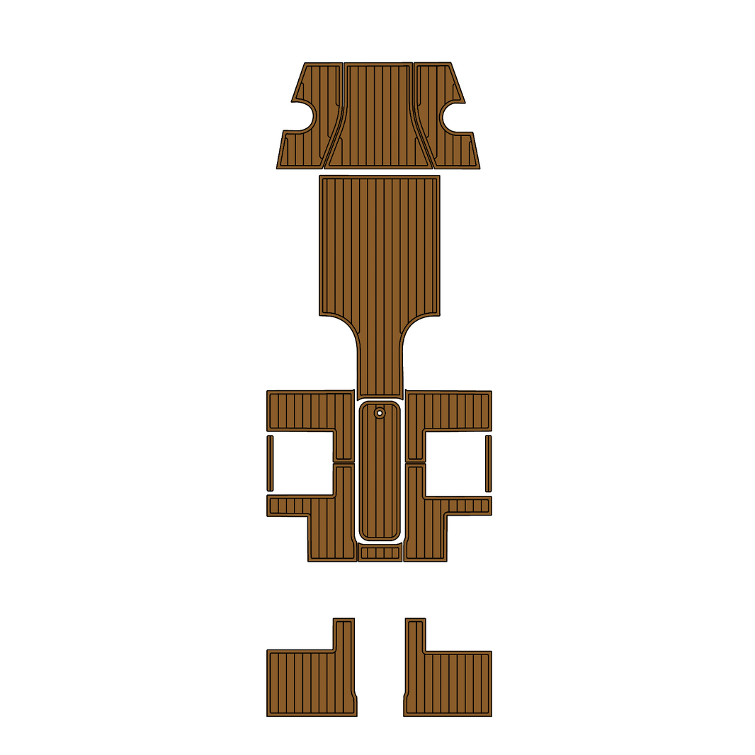 Custom "2017 Tahiti Offshore 21 Inboard Version 1" EVA Foam Boat Deck Mat Marine Flooring Marine Boat Decking Yacht Pad HzKaiCun
