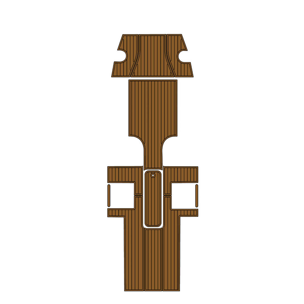 Custom "2017 Tahiti Offshore 21 Outboard" EVA Foam Boat Deck Mat Marine Flooring Marine Boat Decking Yacht Pad HzKaiCun