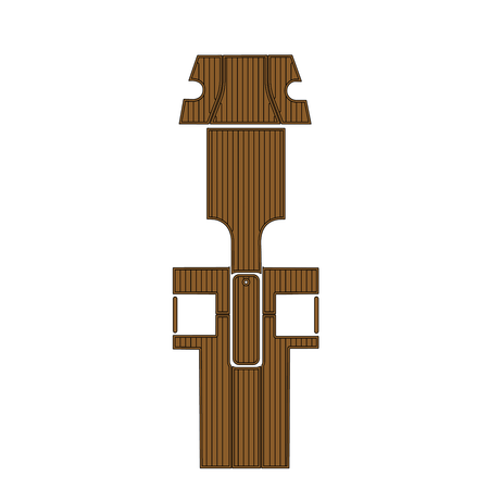 Custom "2017 Tahiti Offshore 21 Outboard" EVA Foam Boat Deck Mat Marine Flooring Marine Boat Decking Yacht Pad HzKaiCun