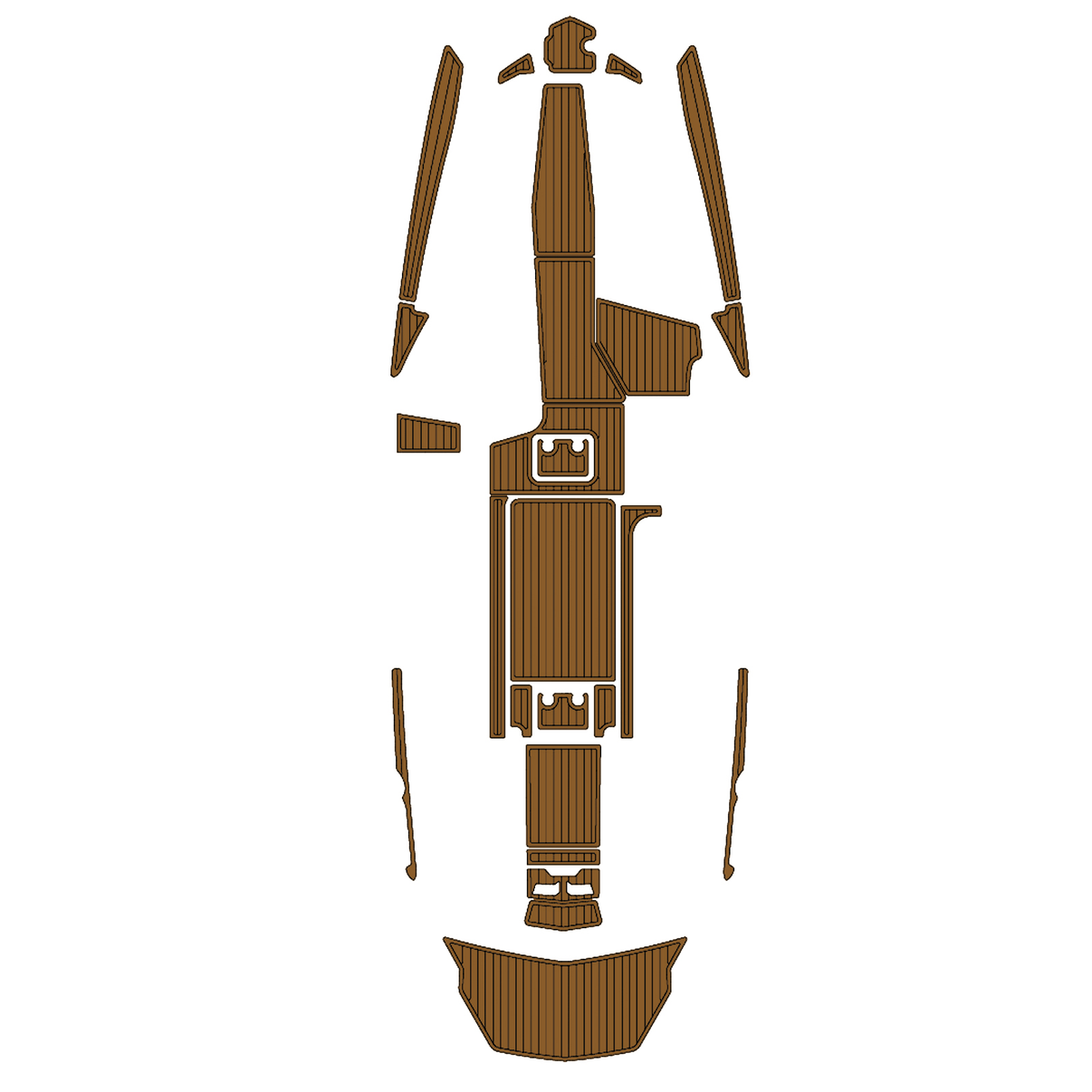 Custom "2018-2019 Malibu M235" EVA Foam Boat Deck Mat Marine Flooring Marine Boat Decking Yacht Pad HzKaiCun