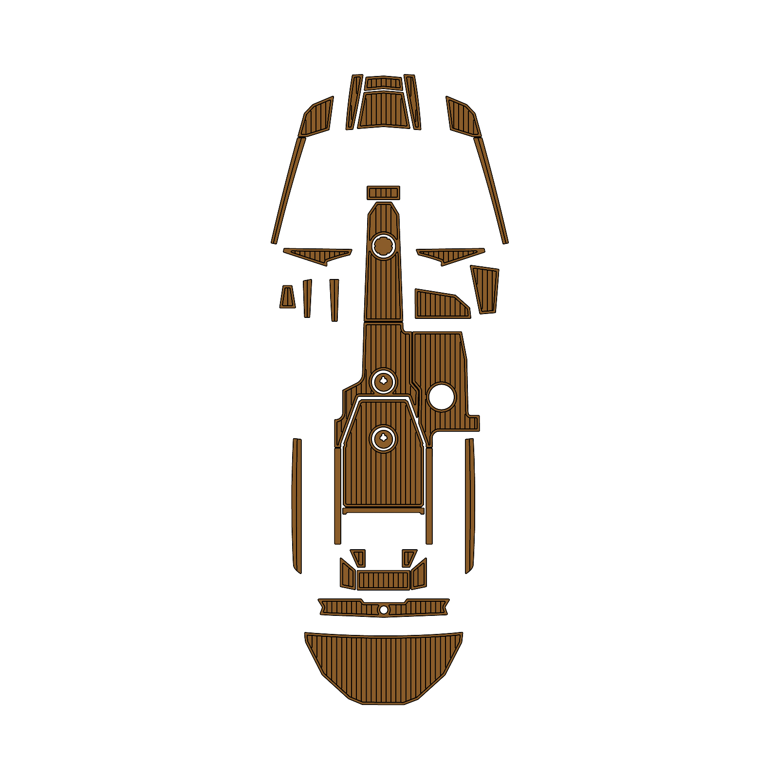 Custom "2018-2019 Moomba Helix" EVA Foam Boat Deck Mat Marine Flooring Marine Boat Decking Yacht Pad HzKaiCun