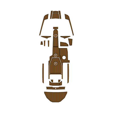 Custom "2018-2019 Moomba Helix" EVA Foam Boat Deck Mat Marine Flooring Marine Boat Decking Yacht Pad HzKaiCun