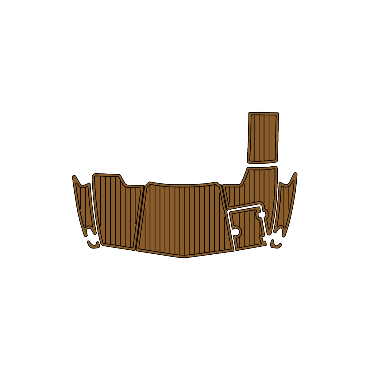Custom "2018 Chaparral Sunesta 244" EVA Foam Boat Deck Mat Marine Flooring Marine Boat Decking Yacht Pad HzKaiCun