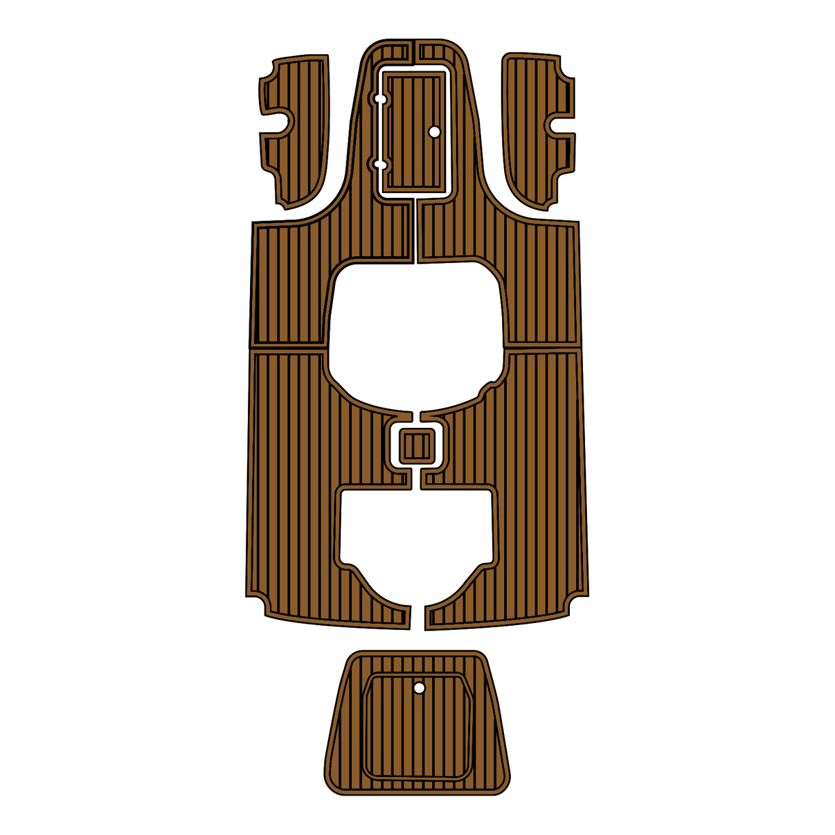 Custom "2018 Contender 25 Bay" EVA Foam Boat Deck Mat Marine Flooring Marine Boat Decking Yacht Pad HzKaiCun