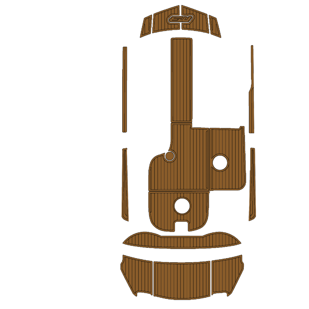 Custom "2018 MB B52 21" EVA Foam Boat Deck Mat Marine Flooring Marine Boat Decking Yacht Pad HzKaiCun