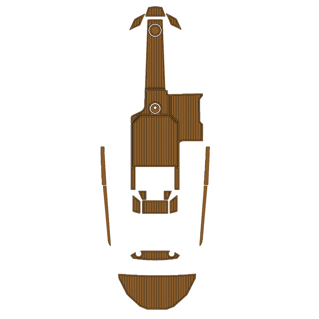 Custom "2018 Moomba Mondo" EVA Foam Boat Deck Mat Marine Flooring Marine Boat Decking Yacht Pad HzKaiCun