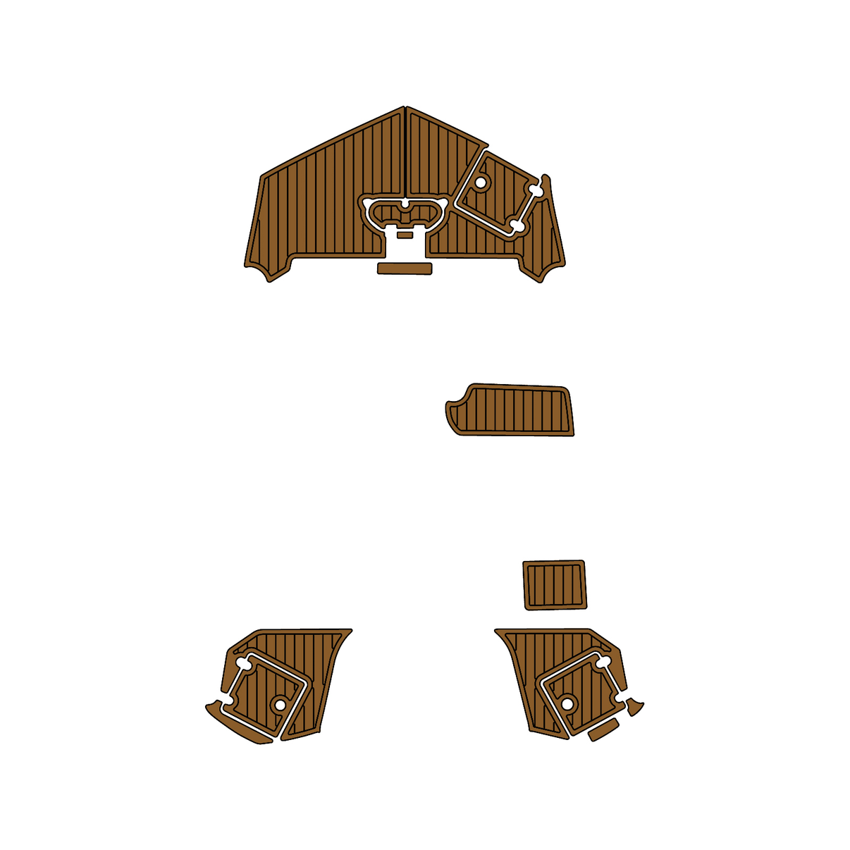 Custom "2018 Nautic Star 243" EVA Foam Boat Deck Mat Marine Flooring Marine Boat Decking Yacht Pad HzKaiCun