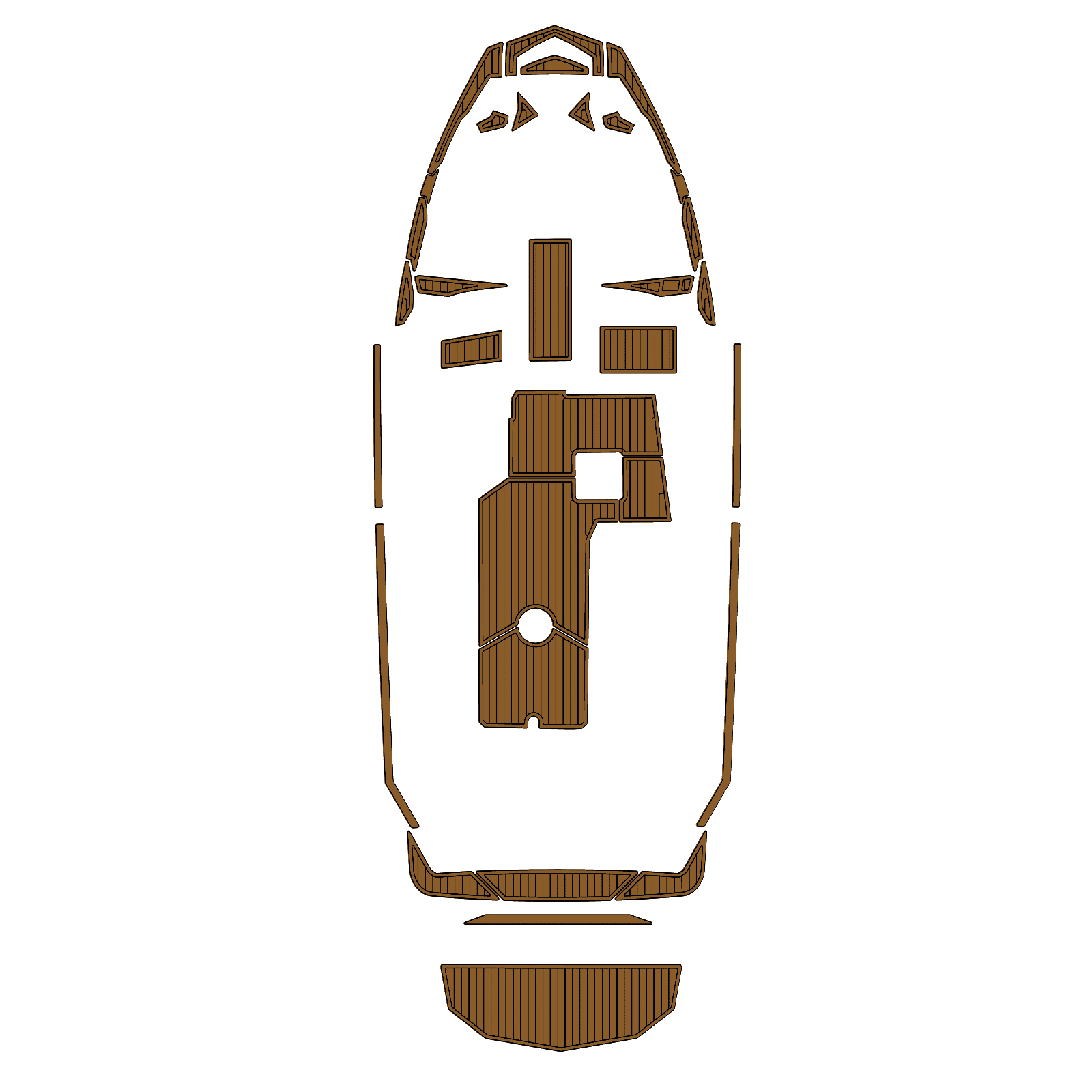 Custom "2018 Supreme S224" EVA Foam Boat Deck Mat Marine Flooring Marine Boat Decking Yacht Pad HzKaiCun
