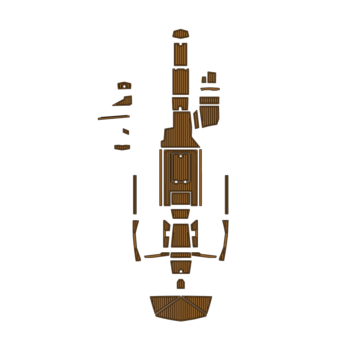 Custom "2018 Tige RZX3" EVA Foam Boat Deck Mat Marine Flooring Marine Boat Decking Yacht Pad HzKaiCun