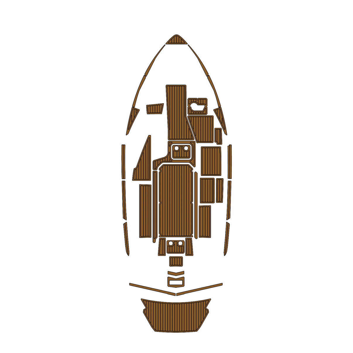 Custom "2019-2020 Malibu 23LSV" EVA Foam Boat Deck Mat Marine Flooring Marine Boat Decking Yacht Pad HzKaiCun