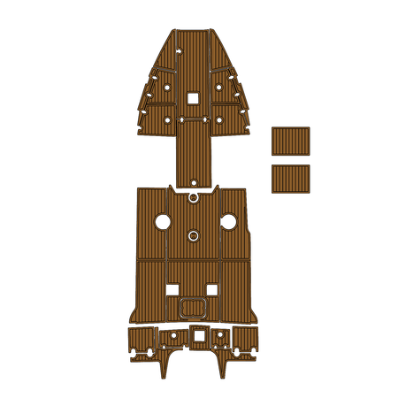 Custom "2019 Larson FX" EVA Foam Boat Deck Mat Marine Flooring Marine Boat Decking Yacht Pad HzKaiCun