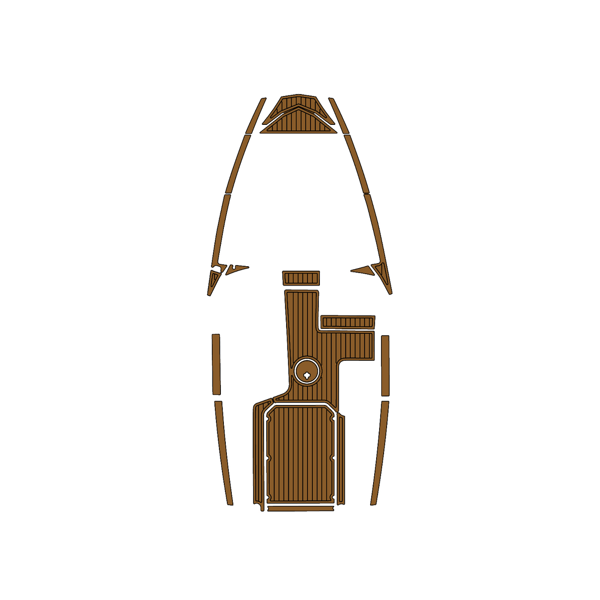 Custom "2019 Malibu 21MLX" EVA Foam Boat Deck Mat Marine Flooring Marine Boat Decking Yacht Pad HzKaiCun