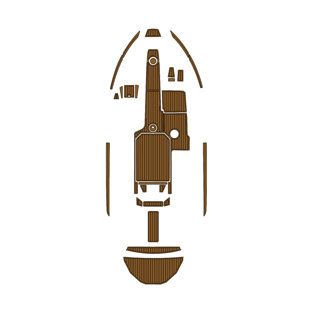 Custom "2019 Moomba Craz" EVA Foam Boat Deck Mat Marine Flooring Marine Boat Decking Yacht Pad HzKaiCun