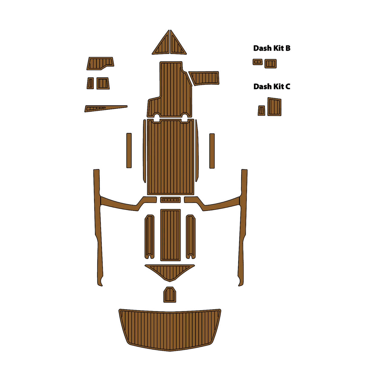 Custom "2019 Tige R23" EVA Foam Boat Deck Mat Marine Flooring Marine Boat Decking Yacht Pad HzKaiCun