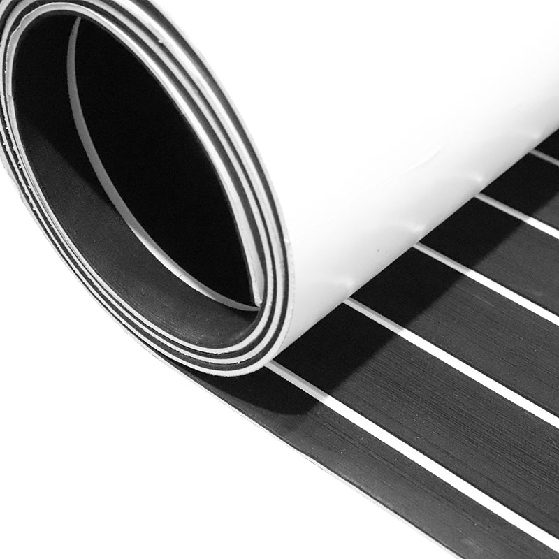 3M Self Adhesive EVA Foam Sheets - Black and White H Groove Boat Flooring HzKaiCun