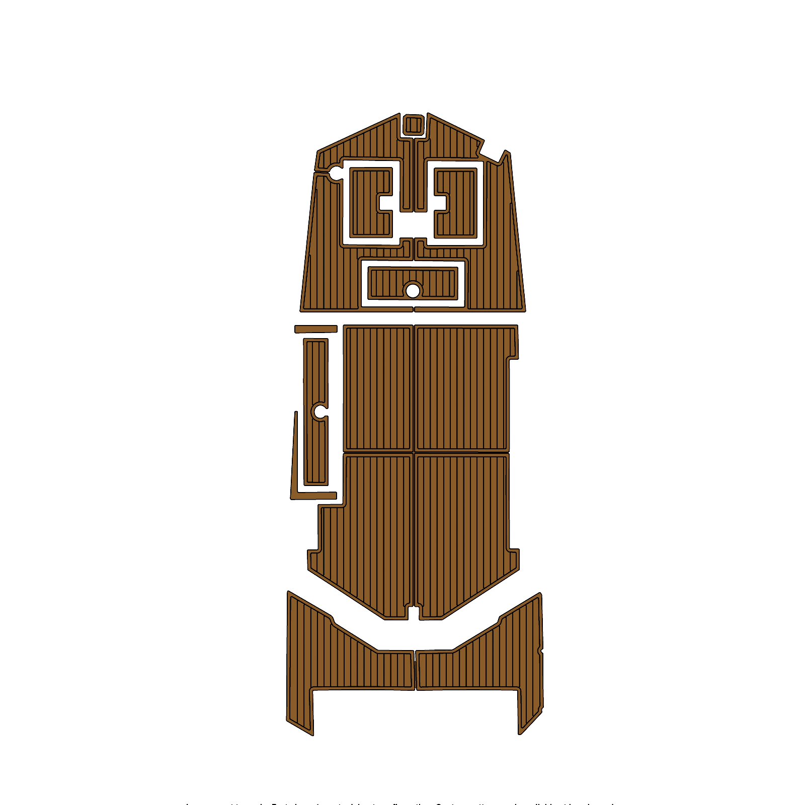 Custom "2020 Crestliner 1760" EVA Foam Boat Deck Mat Marine Flooring Marine Boat Decking Yacht Pad HzKaiCun