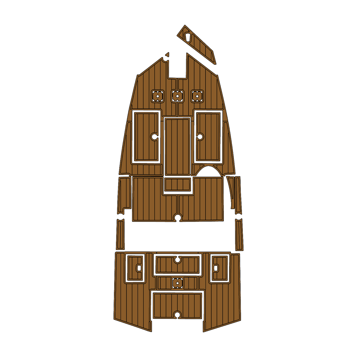 Custom "2020 Lowe ST188" EVA Foam Boat Deck Mat Marine Flooring Marine Boat Decking Yacht Pad HzKaiCun