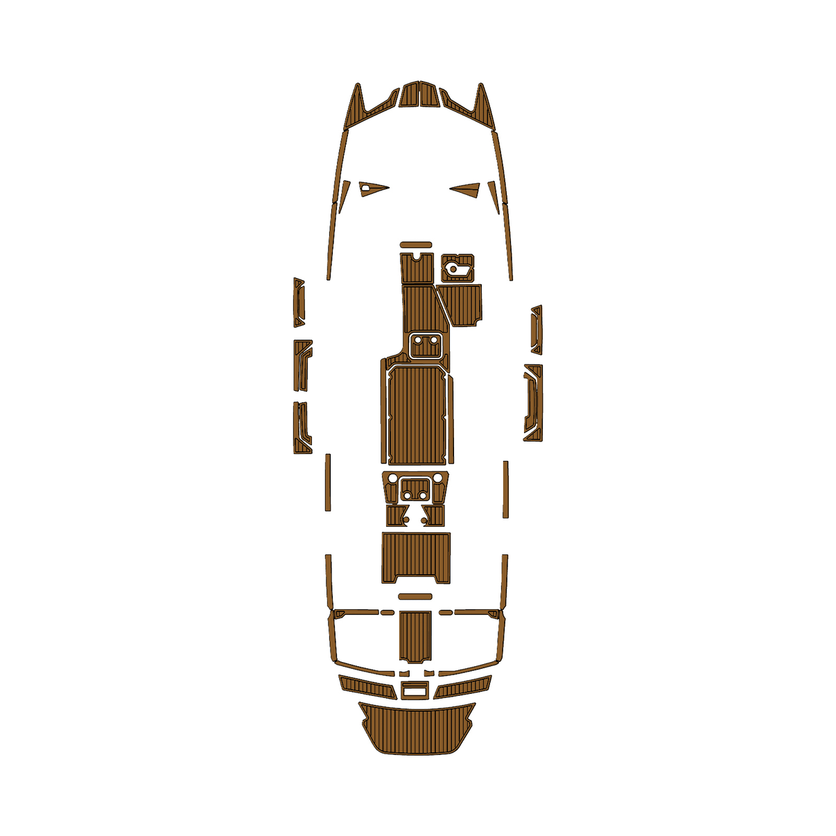 Custom "2020 Malibu 23 MXZ" EVA Foam Boat Deck Mat Marine Flooring Marine Boat Decking Yacht Pad HzKaiCun