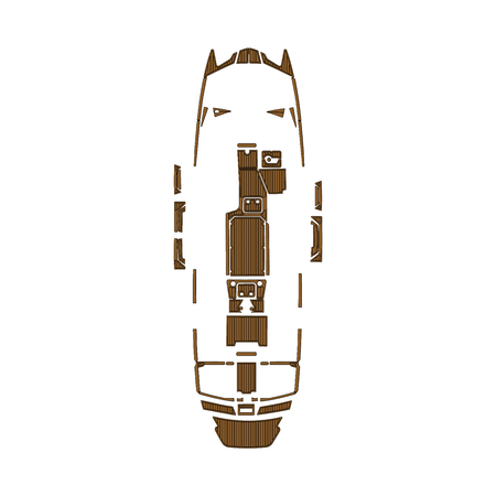 Custom "2020 Malibu 23 MXZ" EVA Foam Boat Deck Mat Marine Flooring Marine Boat Decking Yacht Pad HzKaiCun
