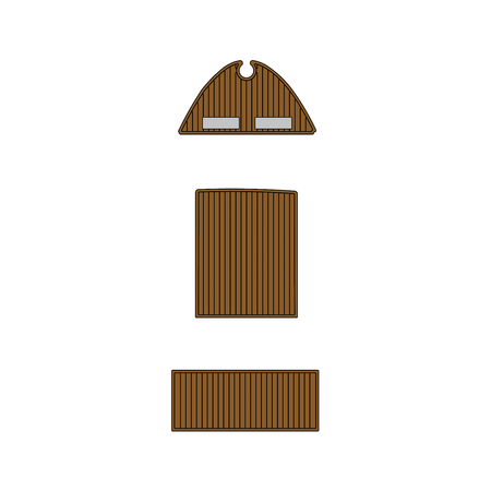 Custom "2021 Contender 44" EVA Foam Boat Deck Mat Marine Flooring Marine Boat Decking Yacht Pad HzKaiCun