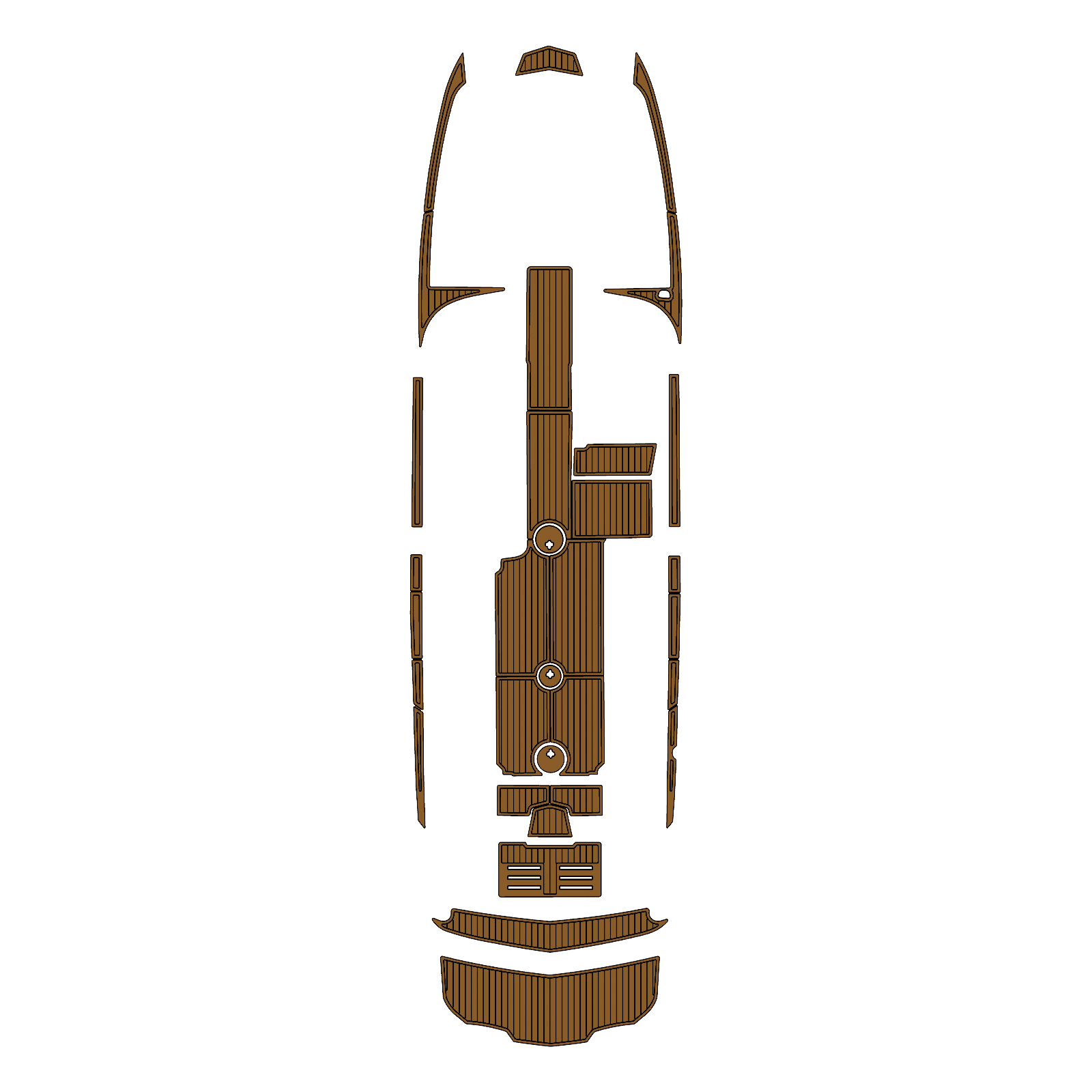 Custom "2021 MasterCraft NXT24" EVA Foam Boat Deck Mat Marine Flooring Marine Boat Decking Yacht Pad HzKaiCun