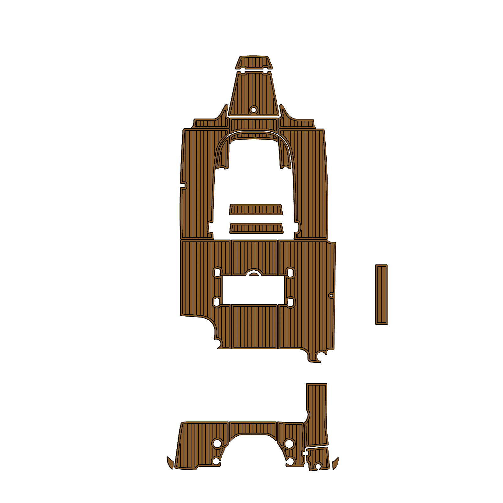 2021 Robalo 242 Explorer boat flooring